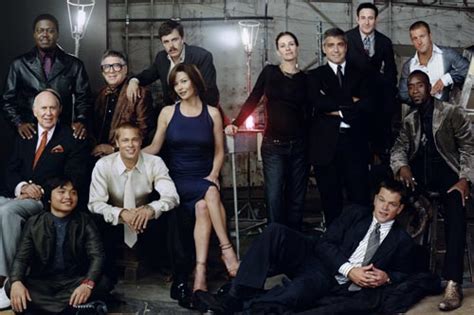 The leader of the group, daniel ocean, gets together the best of the worst to take a load of money.and something even more precious.from vegas. Ocean's 12 Cast photo