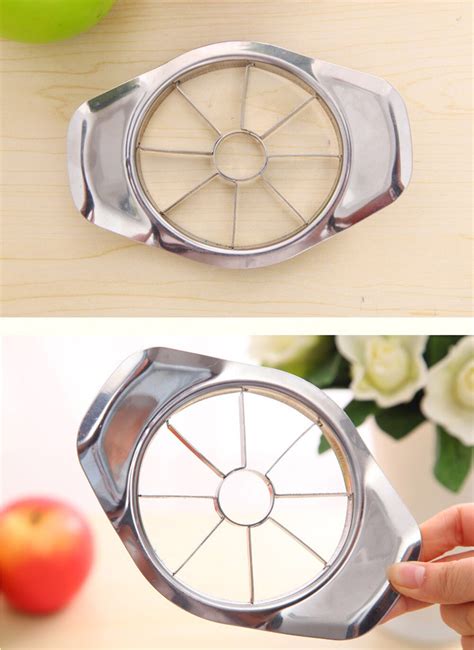 Use hanging cookware racks to make the most of vertical space, and cabinet drawers to make organization and access easy. Kitchen Gadgets Stainless Steel Apple Cutter Slicer ...