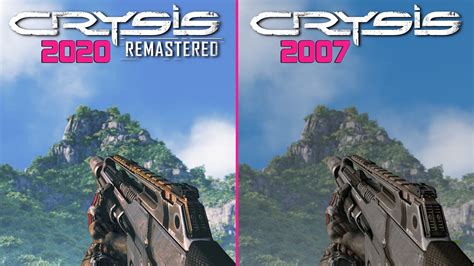 Crysis Remastered Vs Original Graphics Comparison Youtube