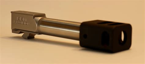 30 Match 45acp Barrel With 58×32 Thread 4 Port Compensator Fits Glock