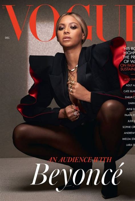 Beyonce Knowles In Vogue Magazine Uk December 2020 Hawtcelebs