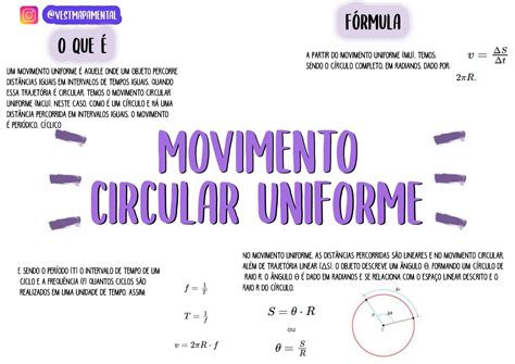 Movimento Circular Uniforme Artofit