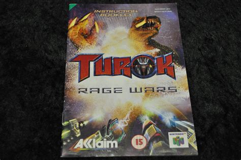 Nintendo 64 N64 Turok Rage Wars Manual Standaard