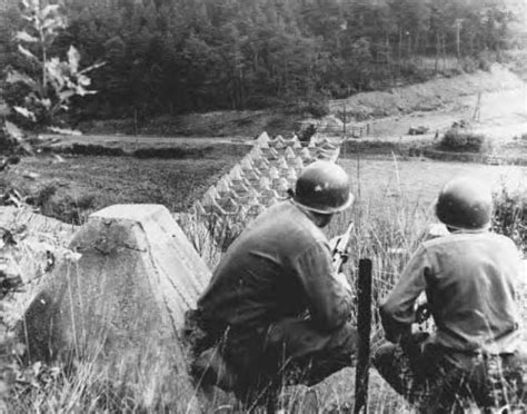 Siegfried Line Wwii Bunkers Along The Siegfried Line German Westwall