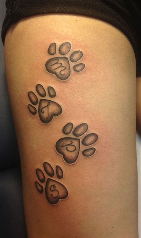 Tattoo Pawprint Tattoo Dog Tattoos Paw Tattoo