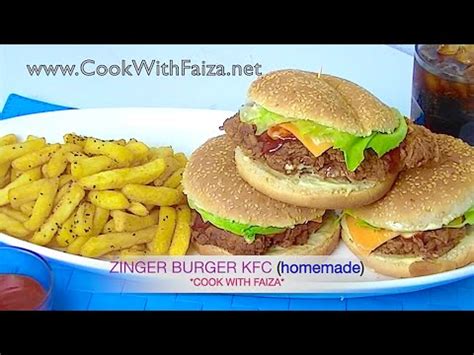 Kfc tavuk burger+ 2 acılı kanat+ 2 kemiksiz çıtır+ 4'lü hotshots+ biscuit+ süper boy patates kızartması+ i̇çecek (1 l.) ZINGER BURGER KFC (homemade) زنگر برگر - जजिंगर बर्गर ...