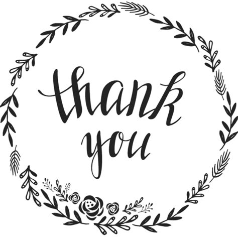 Find everything from funny gifs, reaction gifs, unique gifs and more. Floral Script Thank You Stamp - Stamptopia