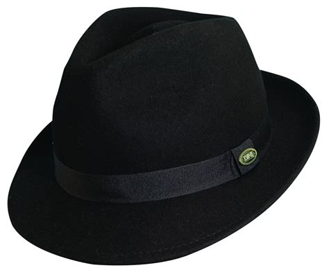 New Dpc Mens Fedoratrilby Hat Black Wool Felt Size M L Xl Xxl 2x Snap