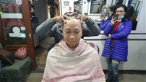 nepal head massage kathmandu asmr youtube