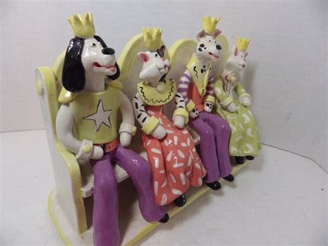 Vintage Sexton Ceramic Figurine Reigning Cats And Etsy