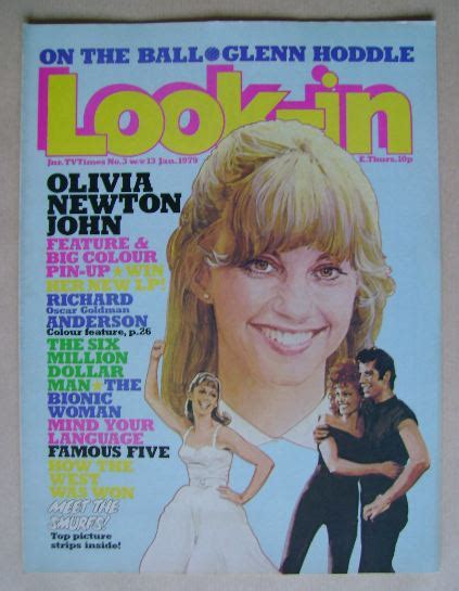 Look In Magazine Olivia Newton John Cover 13 January 1979