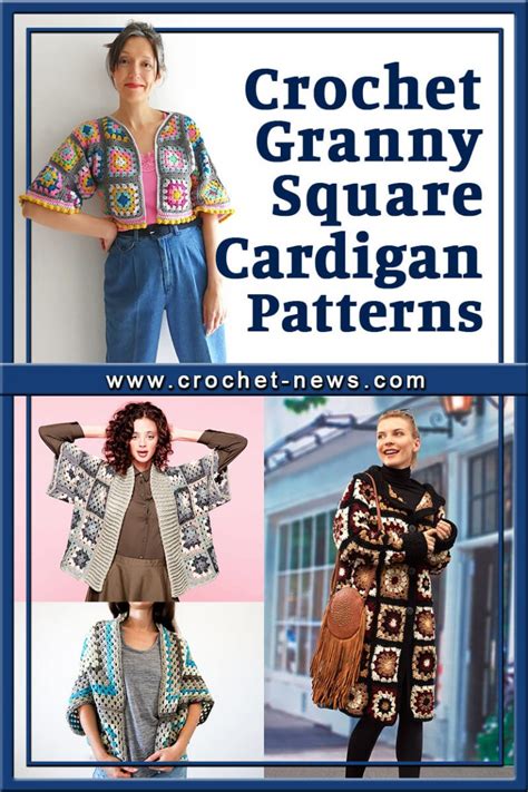 25 Crochet Granny Square Cardigan Patterns Crochet News