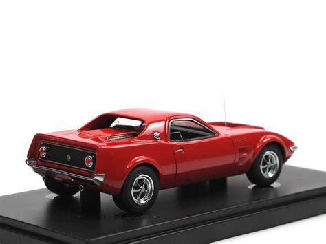 Autocult 1967 Ford Mustang Mach 2 Concept Car Red Model Car 143