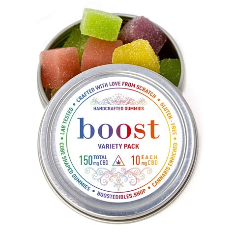 Boost Cbd Variety Pack Gummies 10mg150mg Serene Farms Online