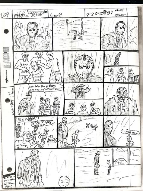 Freddy Vs Jason Pg104 By Dw13 Comics On Deviantart