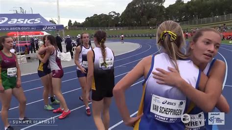 U15 Girls 200m Final 3 Asics Australian Little Athletics Championships Youtube