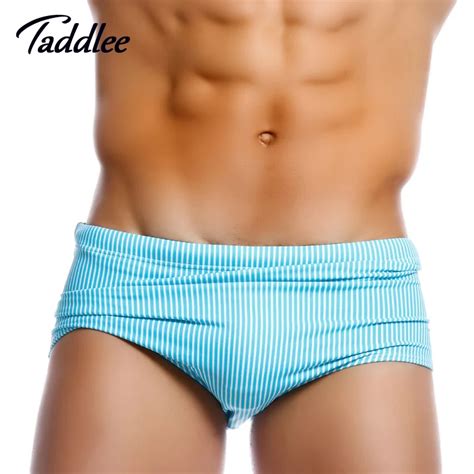 Taddlee Brand Sexy Mens Swimwear Swim Trunks Board Surfing Shorts Low Waist Brazilian Cut