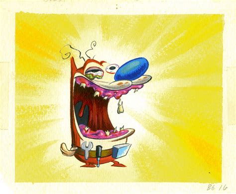 Neat Stuff Blog Scott Wills Stimpy Painting