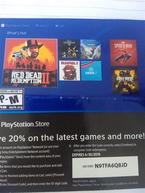 Get playstation store coupons for 80% off in april 2021. Got a PS4 from the US with a 20% discount code inside. My ...