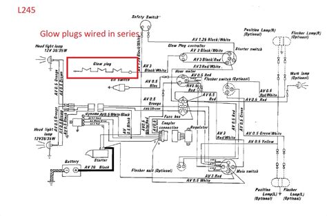 Kubota Glow Plug Wiring Diagram Wiring Diagram Kubota Glow Plug Hot