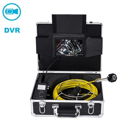 M Cable Sewage Pipe Wall Sewer Inspection Camera System Lcd