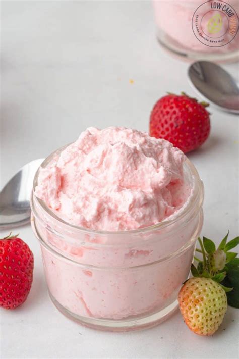 easy low carb strawberry mousse low carb nomad