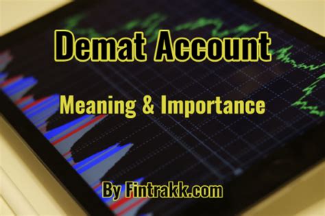 Charges under the current commentary. Demat Account - Meaning, Importance & How to open Demat ...