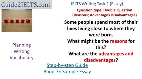 Ielts Writing Task Sample Essay Double Question Reasons Advantages