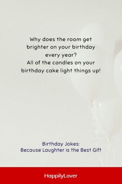 129 Birthday Jokes Because Laughter Is The Best T Happily Lover