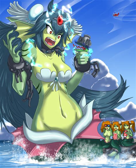 Ruru Sonicboom30813 Giga Mermaid Mermaid Shantae Techno Baron