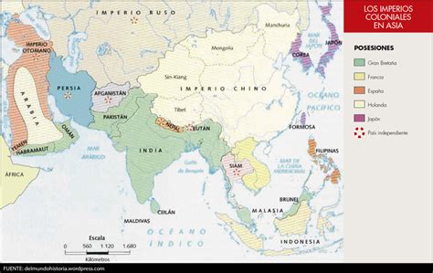 Los Imperios Coloniales En Asia — Carpetas Docentes De Historia
