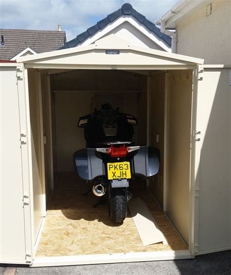 Motorcycle Storage Shed 9ft X 5ft 2 Police Approved Motorcycle