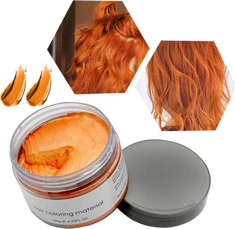 Temporary Hair Colour Wax Unisex DIY Crazy Colour Hair Dye Wax Washable Plant Formula Matte