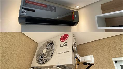 Instalação de LG Dual Inverter Artcool YouTube