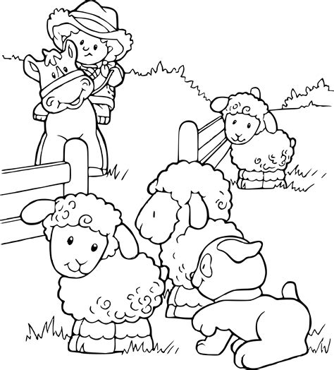 Coloriage Animaux De La Ferme Maternelle à Imprimer Sur Coloriages Info