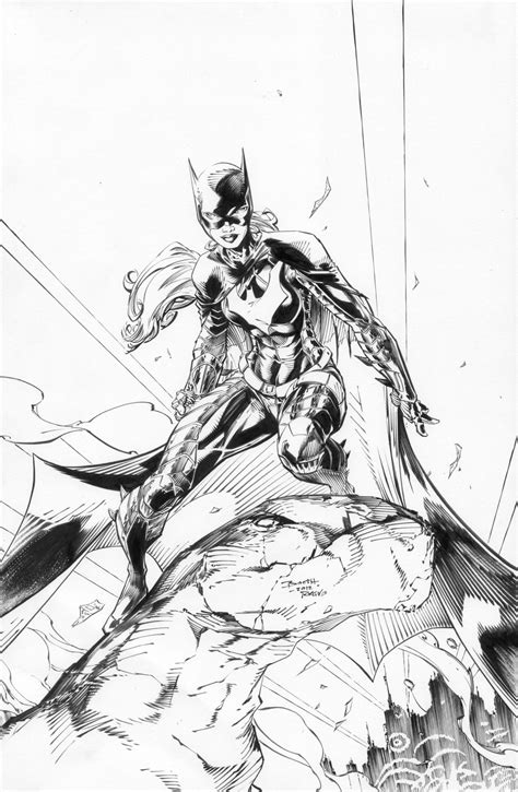 Brett Booth Batgirl Commission Inks By Ryanwinn On Deviantart Comic