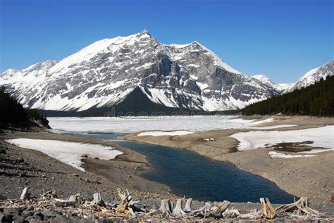 Kananaskis Lake In Rocky Mountains Alberta Canada Stock Photo Image