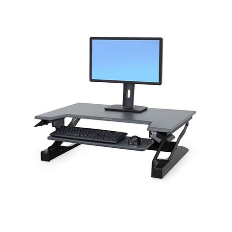 It allows you to switch from standing to sitting during your the desk is easy to assemble, and anyone can do it. Ergotron WorkFit-T Sit-Stand Desktop Workstation | Posturite