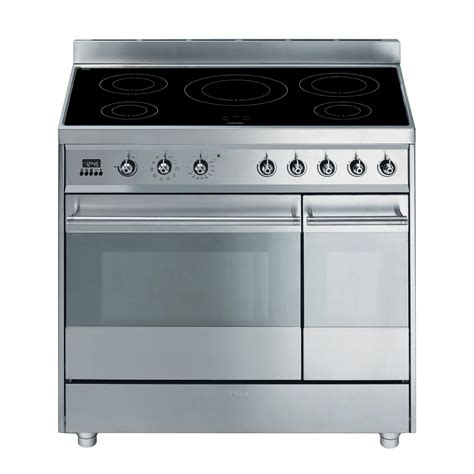 Smeg Freestanding Electric Range Cooker With Induction Hob Sy92ipx8