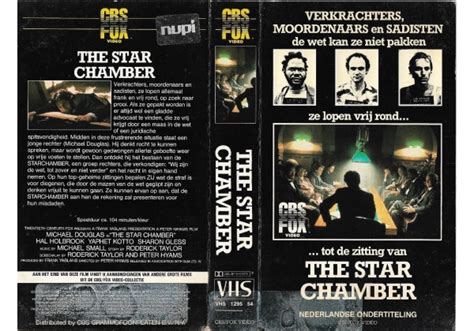 Star Chamber The 1983 On Cbsfox Netherlands Vhs Videotape