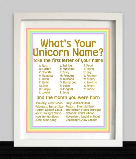 For this, you must have more bucks. Rainbow Unicorn Party // Unicorn Name // Unicorn Birthday