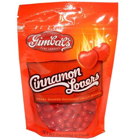 Gimbals Cinnamon Lovers Jelly Beans 7oz Bag Groovycandies