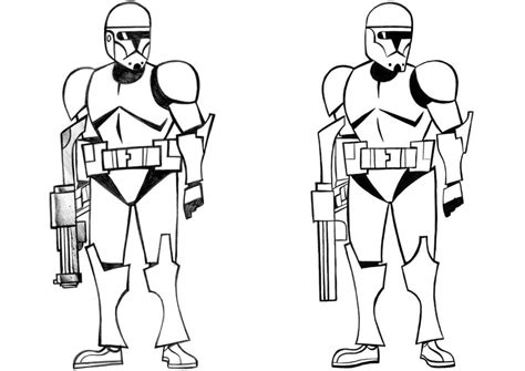 Clone Troopers Pictures Coloring Sheets Free Printables