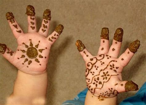 42 Easy Mehndi Designs For Kids Adoring The Hands Of Princesses
