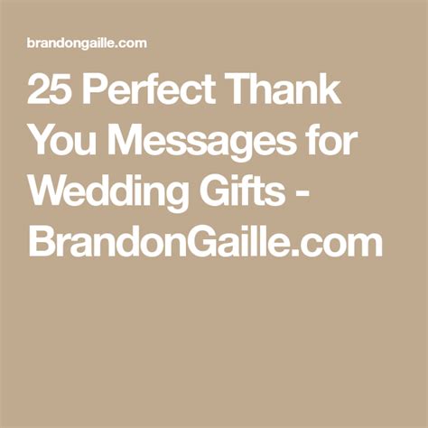 25 Perfect Thank You Messages For Wedding Ts Thank You Messages
