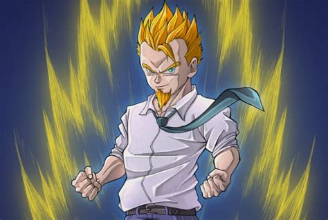 Fan art dragon ball / tool, website to create a wallpaper for your smartphone. Draw you in dragon ball manga anime style by Okashy