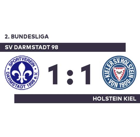 SV Darmstadt 98 - Holstein Kiel: 98 seit sechs Spielen sieglos - 2
