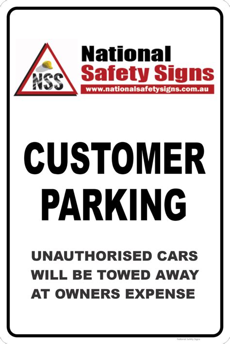 Custom Parking Sign Combo Online At National Safety Signs