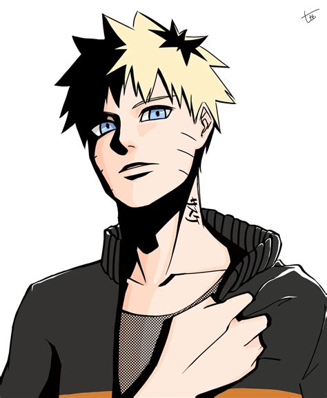 Tttpencil Naruto Sasuke On His Neck