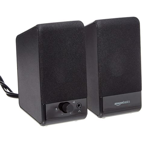 Amazonbasics Computer Speakers For Desktop Or Laptop Pc